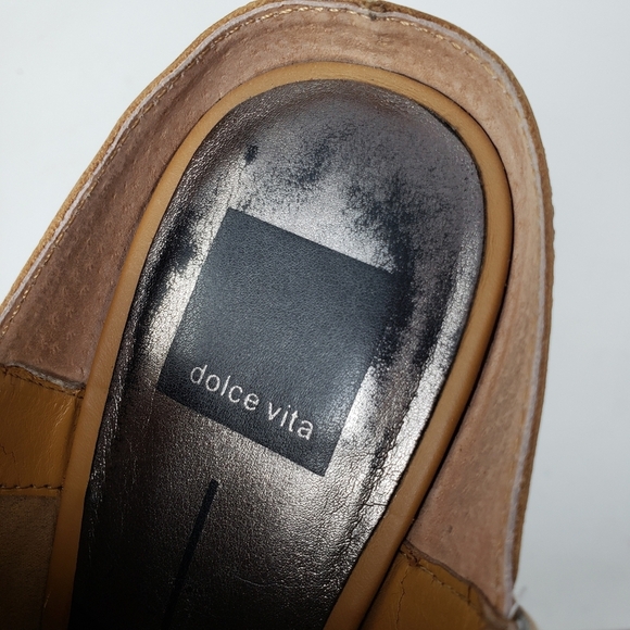 Dolce Vita Renly Calf Hair Cheetah Mules Boots Size 10 - Picture 5 of 8